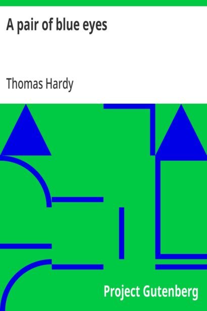 A pair of blue eyes — book cover