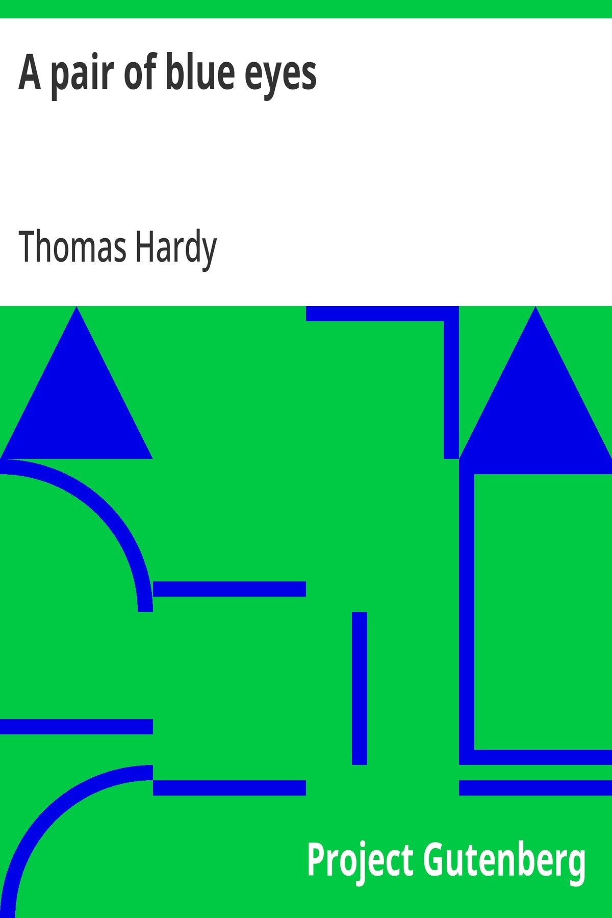 A pair of blue eyes — book cover