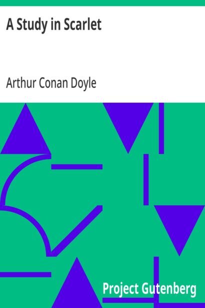 A Study in Scarlet — book cover