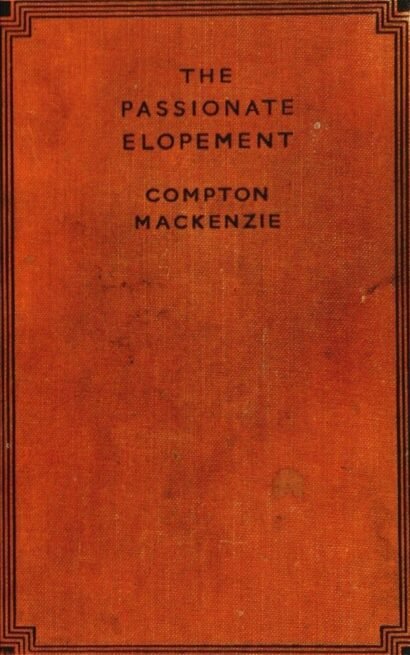The Passionate Elopement — book cover