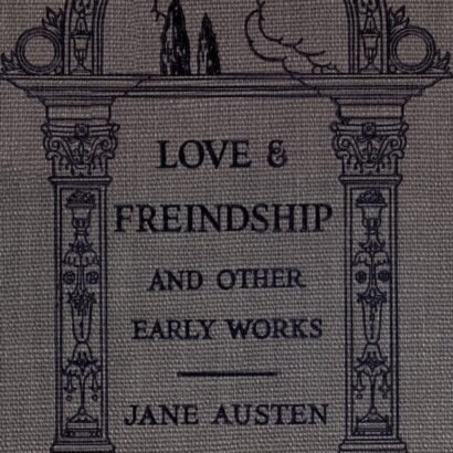 Love and Freindship [sic] — original book cover