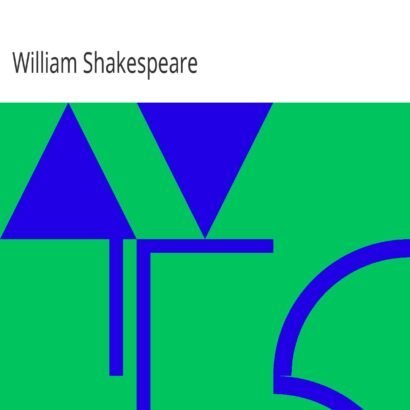 As You Like It — book cover