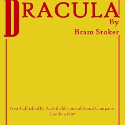 Dracula — original book cover