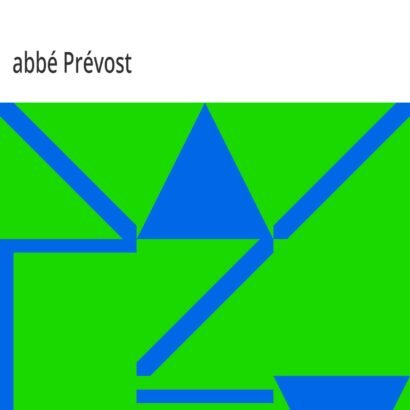 Manon Lescaut — book cover