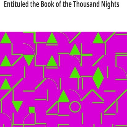 The Book of the Thousand Nights and a Night — Volume 01 (of 10) — book cover