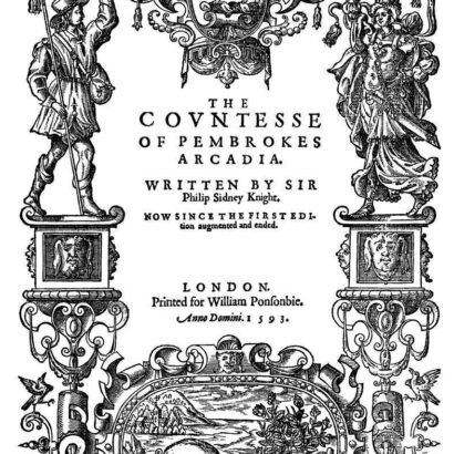 The Countess of Pembroke's Arcadia — original book cover