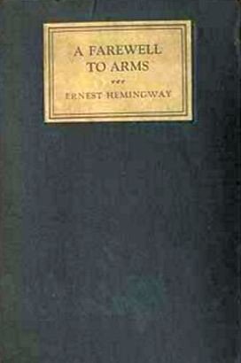 A farewell to arms — original book cover